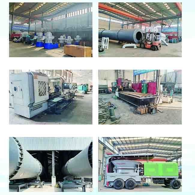 1-2 ton/uur Biomassa-pelletproductielijn 2-12 mm 1,1-1,3 ton/m3